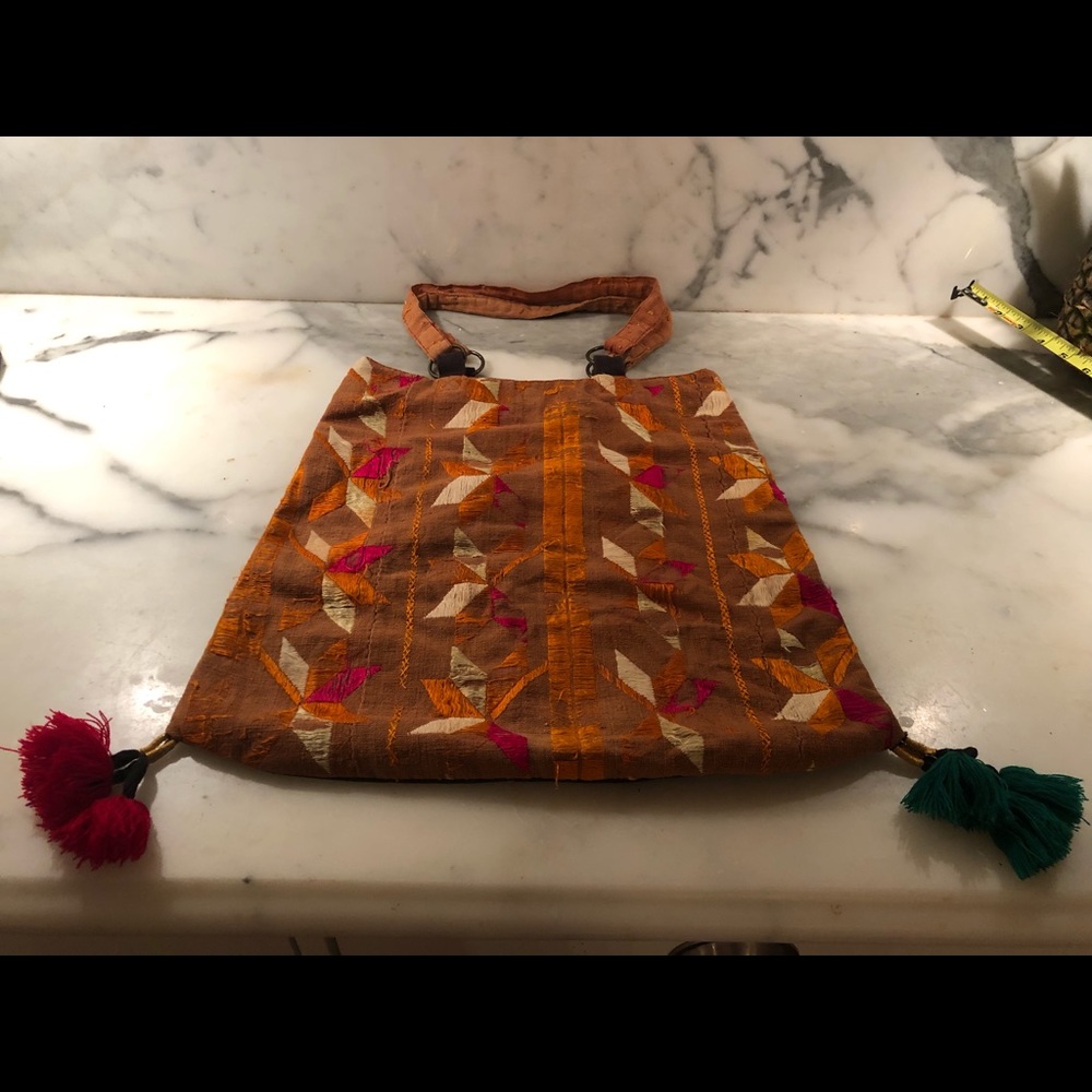 World Market brown shoulder bag